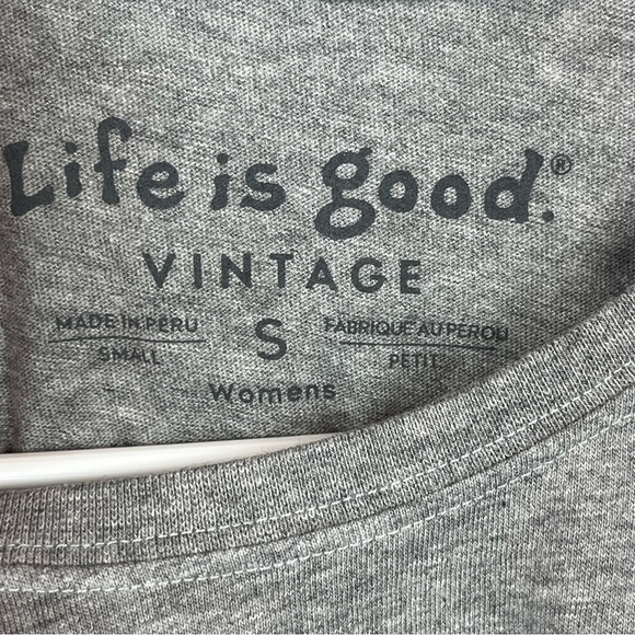 NWT LIFE IS GOOD T-Shirt Gray Foodies Working Together Large - Picture 8 of 14